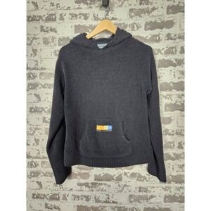 Burton Snowboard Sweatshirt Youth Large Unisex Gray Pockets‎ Nubby Cozy